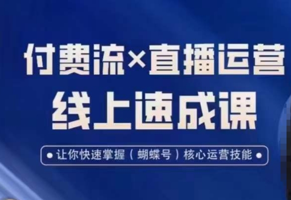 视频号付费流实操课程，付费流️直播运营速成课，让你快速掌握视频号核心运营技能