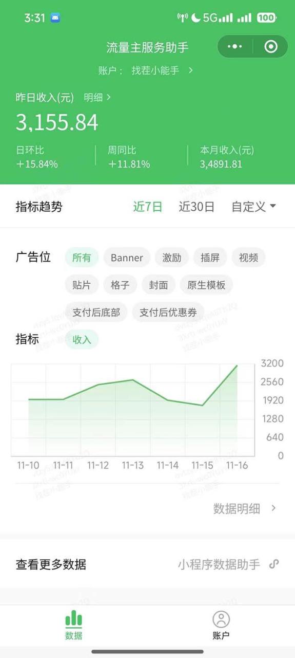 （无水印）微信小程序撸广告6.0升级玩法，全新变现方式，日均收益2000+