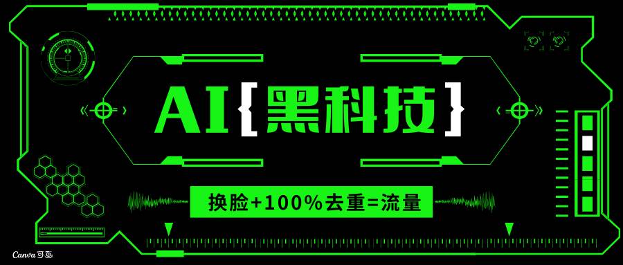 （无水印）AI视频换脸软件，无缝衔接100%过原创技术，搬运打s粉必备