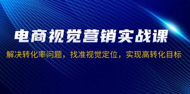 （无水印）电商视觉营销实战课，解决转化率问题，找准视觉定位，实现高转化目标