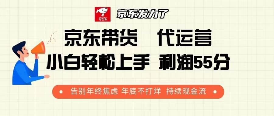 （无水印）京东带货 代运营 利润55分 告别年终焦虑 年底不打烊 持续现金流