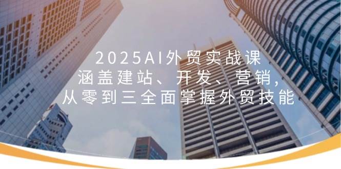 （无水印）2025AI外贸实战课：涵盖建站、开发、营销, 从零到三全面掌握外贸技能