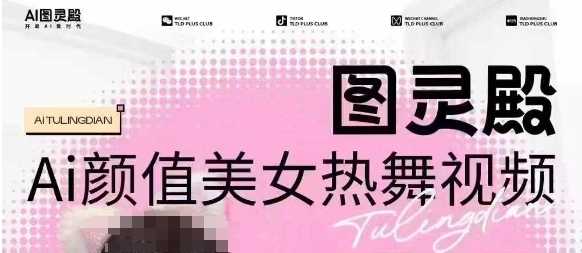 全网首发，原价988图灵殿AI颜值美女热舞视频，云端生图，轻松过原创