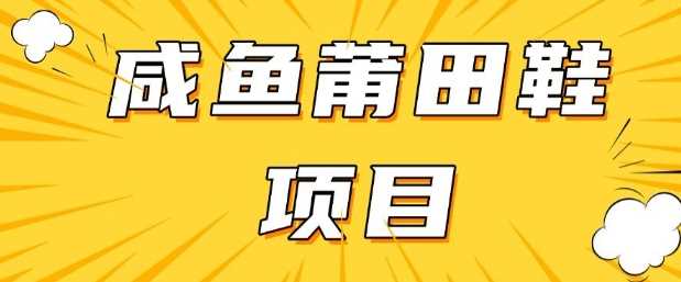 闲鱼高转化项目，手把手教你做，日入3张+(详细教程+货源)